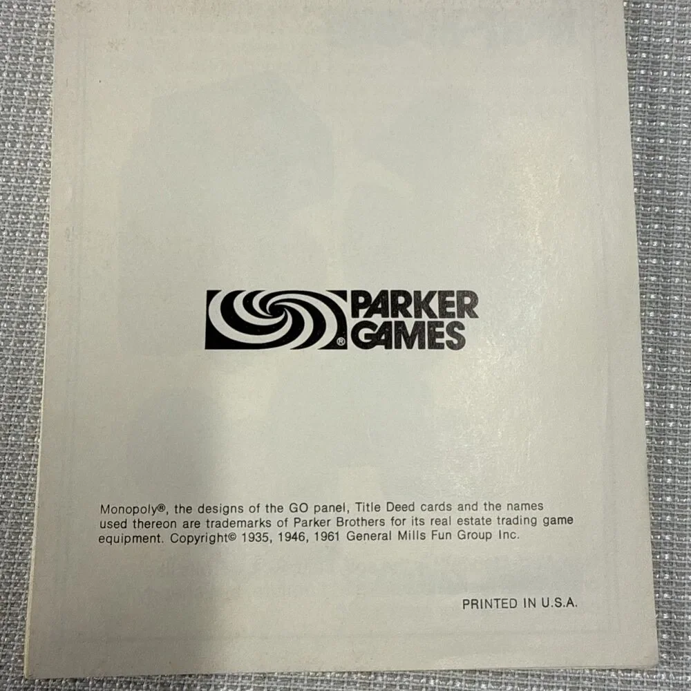 Parker Brothers step back